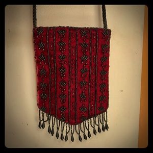 Elegant beaded petite purse